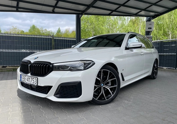BMW Seria 5 cena 189900 przebieg: 69000, rok produkcji 2021 z Bełchatów małe 379